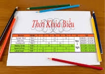 Thời khóa biểu khóa 8 hệ TCCN tuần 13/2016