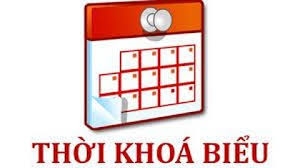 Thời khoá biểu tuần 14 năm 2022
