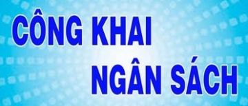 Công khai Dự toán ngân sách 2020