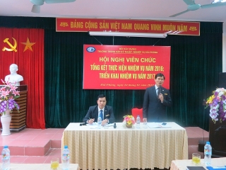 Hội nghị viên chức tổng kết thực hiện nhiệm vụ năm 2016;  triển khai nhiệm vụ năm 2017