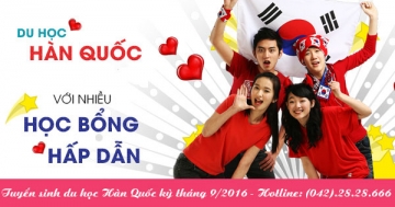 THÔNG BÁO TUYỂN SINH VÀ ĐÀO TẠO DU HỌC HÀN QUỐC, ĐÀI LOAN NĂM 2018